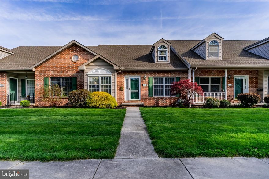 Located in the beautiful tree-lined comunity of Walnut Court where you'll be conveniently situated near restaurants, grocery stores, shopping, the Dickinson walking trail, doctor offices, the hospital, and many other wonderful amenities in Carlisle.  The main level living area includes a living/sitting room with a vaulted ceiling, dining room, eat-in kitchen, primary bedroom that connects to the full bath with laundry closet,  plus a nice size great/family room with french doors leading to the private patio.  Upstairs you'll find a spacious loft that functions as a second bedroom or additional living area for crafting, reading, etc.  Also upstairs is a full bath, large closet, and storage room.  The full unfinished basement has tons of space for all your treasured belongings. Natural gas heat and cooking & centrail A/C.  The attached 2-car garage is on the main level and it can be accessed via the rear alley or through the great room! (The garage also has a walk-in door from the driveway and a seperate door leading to the patio.) Don't miss this opportunity to be a new homeowner in the coveted Georgetown Circle!