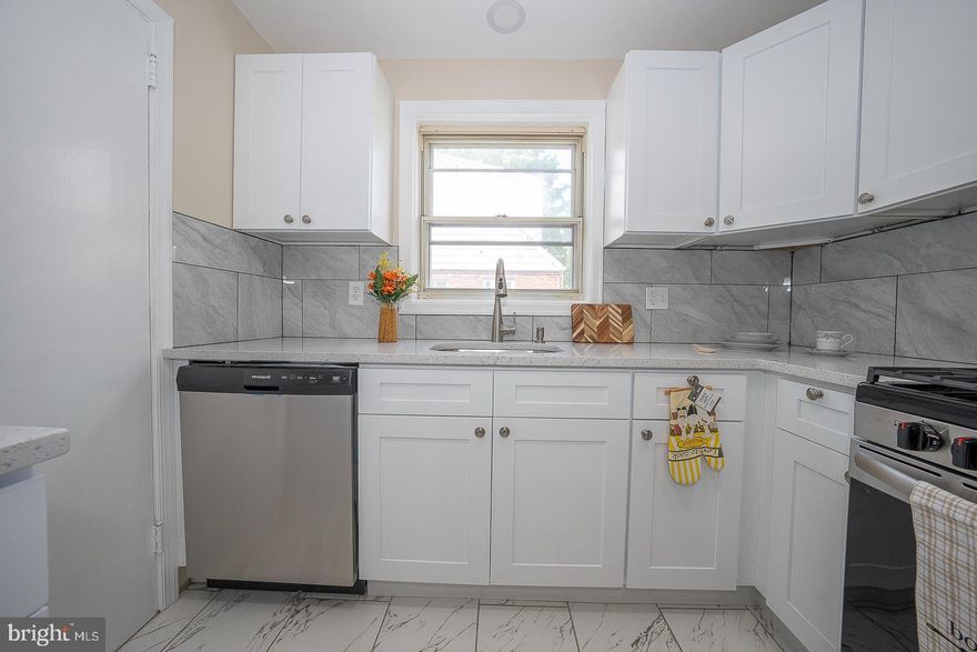 Welcome to 426 W Wayne Ave Alden, PA . This beautifully fully renovated cape cod is in the heart of Alden borough. House is located walking distance to public transportation , train to center city Philadelphia, University City and many different places. Many groceries , restaurant , shopping is walking distance as well.  This home boasts glamming hard wood  flooring through out the first and second floor. You walk in to a bright living room to the dining area to the brand new kitchen. Other side of the first floor has nice bedroom with very nice closet space and a renovated half bathroom. Second floor you will find the main bedroom with lots of closet spaces  a hall  bathrooms and another really good size bedroom with large closet.  Kitchen has all brand new stainless-steel appliances. There is a really nice sun room just out of the kitchen in future it could be a nice living space. This house has a finish basement. Where you you will find your laundry area with brand new washer and dryer . There are gas heat and gas hot water. House has a very nice back and front yard for your spring summer gardening . There is long drive way where you can park 3 cars. Don’t miss out on this stunning home. This is a easy showing make  schedule your showing today!!!