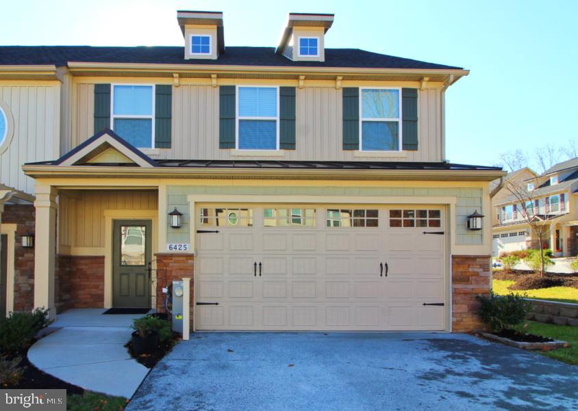 This end of villa is well maintained and located in the tucked away over 55+ community at Enclave at Forest Park. Minutes away from Timbers of Troy golf course, Rockburn Branch park and Meadowridge shopping. Very quiet community of 45 villas surrounded by woods and open space. Two story foyer with kitchen, dining and living room. Vaulted ceilings, hardwood floor on main level. Fully carpeted upstairs and master bedroom. Gourmet kitchen with granite counter tops and stainless steel appliances. Gas cooking and heating. Tank less instant hot water heater. Upper level with spacious loft overlooking living room and 3 bedrooms. Easy access to commuter route, shopping and entertainment.