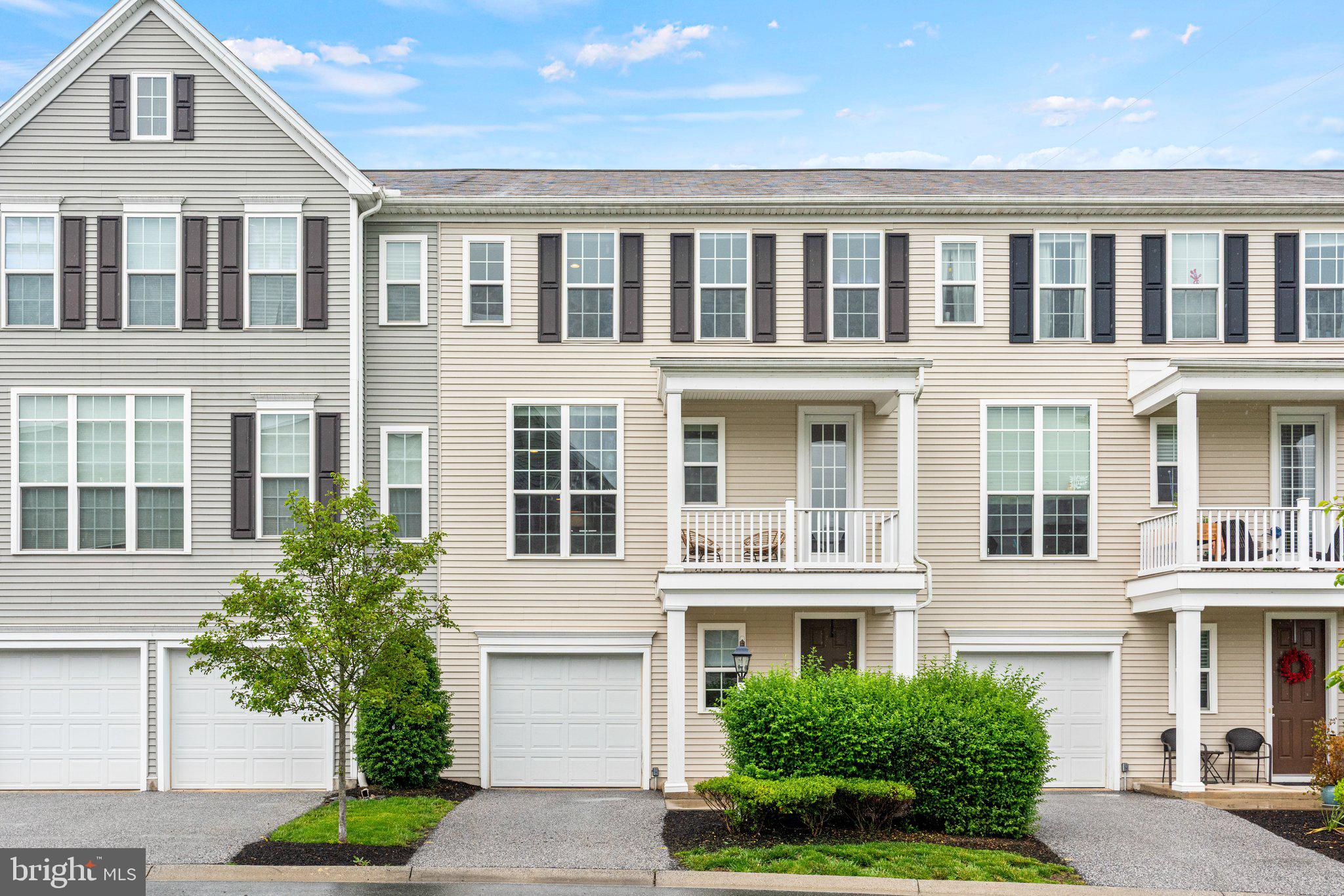 4 bedroom, 2.5 bath, 2 car garage in Derry Township! Discover refined living in this beautifully appointed 3-story Garrison model located in the desirable Deer Run Commons community and award-winning Hershey School District. With nearly 2,450 sq ft of thoughtfully designed space, this home offers the perfect balance of comfort, sophistication, and functionality.
Step inside to find sprawling engineered hardwood floors, soaring 9-ft ceilings, and sun-filled open-concept living areas that flow seamlessly from one room to the next. The heart of the home is the chef’s kitchen—complete with granite countertops, a large center island, stainless steel appliances, and a charming breakfast area ideal for casual mornings or entertaining guests. A dedicated home office or flex space provides quiet separation when needed.
Upstairs, the spacious primary suite features a walk-in closet and private en-suite bath, while two additional bedrooms, a full bath, and second-floor laundry offer everyday convenience. The ground level includes a welcoming foyer, 4th bedroom, and access to the tandem 2-car garage with additional storage.
This community features walking paths to and from a 28-acre park with picnic areas, playgrounds, tennis/volleyball/basketball courts, baseball field & running trails, brightly lit sidewalks for joggers/dogs-walkers, and more. Lawn/landscaping & snow removal included in minimal $100/month HOA fee (the very same Garrison units around the corner are $111/month because they belong to a different HOA - The Point). Take advantage of high ceilings, natural and overhead light, gourmet kitchen, tiled master shower, smart keyless entry, updated light fixtures in dining room & kitchen, and being in the highly desired cul de sac-like portion of the neighborhood. Owners loved building their home and making memories for their kids, but they are excited for their new adventure in orthopedic surgery fellowship and dental practice. Easy access to Harrisburg/West Shore and Lancaster/East Shore via 322 & 283. You will love the maintenance-free living within minutes of walking to the 28-acre Gelder Park and driving to Hershey Med Center. Low-maintenance living with upscale finishes—this is a home you won’t want to miss!