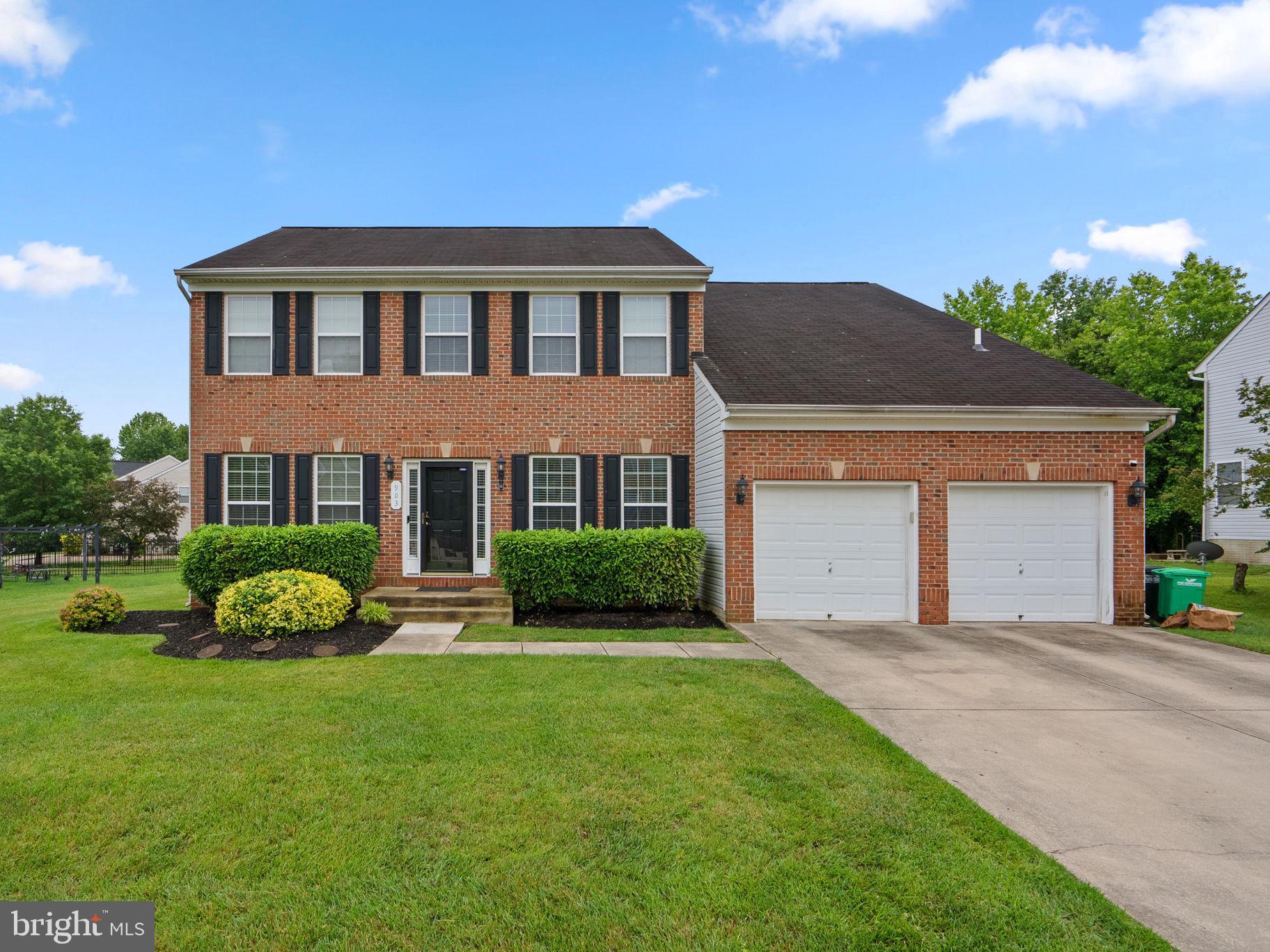 >>> OPEN HOUSE!! SUNDAY, JUNE 29TH from 1PM to 3PM <<< Your Dream Home Awaits! This stunning 4-bedroom, 4-bath single-family home offers over 3,700 square feet of beautifully finished living space across three levels in the highly sought-after Perrywood community. From the moment you arrive, the classic brick-front exterior and beautiful landscaping set the tone for the comfort and elegance found within. Step into a grand foyer with gleaming hardwood floors and elegant columns that seamlessly lead into spacious, sun-drenched formal living and dining rooms. The gourmet kitchen is a chef’s delight, featuring an abundance of rich wood cabinetry, stainless steel appliances, a generous center island with a breakfast bar, and a sunny eat-in area that opens directly to the patio. Just off the kitchen, a cozy family room boasts a charming fireplace, perfect for intimate gatherings and relaxing evenings. A convenient laundry room and a full bath complete the main level. Ascend the hardwood staircase to the upper level, where you'll find generously sized bedrooms and a versatile loft landing. The luxurious primary suite offers a true private retreat with a cozy fireplace, a dedicated sitting area or office nook, dual walk-in closets, and a spa-inspired bath featuring a jetted tub, separate shower, and dual vanities. Two additional spacious bedrooms share a convenient Jack-and-Jill bath to complete this level. The finished lower level significantly expands your living space with a theatre room, an additional bedroom, and another full bath. Enjoy walkout access to the expansive, flat, and fully fenced backyard—complete with a large patio and plenty of room for entertaining, gardening, or play. The attached two-car garage provides ample parking and storage. Enjoy easy access to major commuter routes, shopping, dining, Andrews AFB, and Washington D.C. Recent upgrades include: renovated basement (2022), renovated master bathroom (2022), added additional walk in closet in master bedroom (2022), replaced rear and right side windows (2023). This is the one you've been waiting for - schedule your showing today!