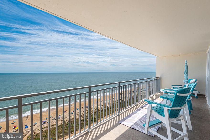 Immerse yourself in the coastal lifestyle and experience beachfront living in this beautiful 3 bedroom, 2-bathroom condo. Beautiful newly renovated kitchen showcases all new appliances, granite countertops, tiled backsplash and a spacious breakfast bar.  The entire condo has been freshly painted with new carpet and new mattresses in all the bedrooms. The living room furniture and tables are new along with all new rugs.  Rest assured this condo has been well taken care of and is one of the very few condos in Ocean City that offers both an oceanfront balcony as well as a bayfront balcony, giving you twice the outdoor space to enjoy, as well as a private closet for beach toys. The Carousel building is a vacation destination in itself offering an impressive amenities package, to include indoor and outdoor pools, the only ice-skating rink in Ocean City, two restaurants, a gift shop, a coffee shop, a fitness center, a game room, a tot-lot, and so much more! If you're looking for a private beach retreat, this condo has everything you need to maximize your fun in the sun without even leaving the building, plus you can enjoy all the building has to offer even in the winter months. Whether you are looking for a second home retreat of an investment property, this property with its location, condition, size, and the Carousel amenities has it all!! Schedule your tour today !