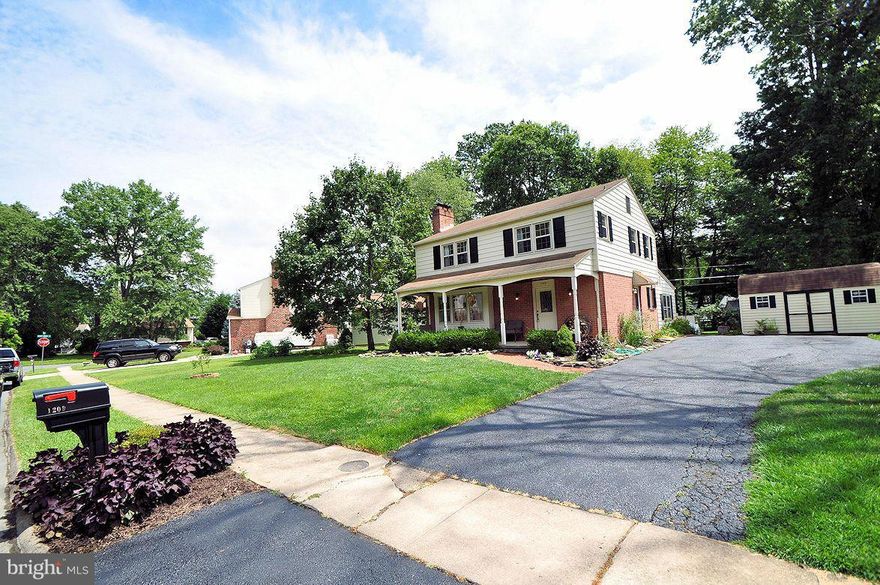 Spacious 4bdrm Colonial in sought after Marywood ! The kitchen offers new oak cabinets, flooring,counters & a custom breakfast bar; Bathrooms -new vanities/lights; Family room w/ FP -new carpet & built-ins/window seat;Hardwood floors grace the Lr,Dr & all four bedrooms- above ground pool -More New-paint,HW heater(2012), basement plumbing,attic insulation,stained deck, & a resealed 4car parking pad