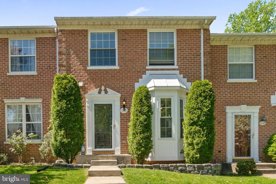 Coming Soon!!! Individual Showings Begin After The Saturday 4/27 Open House From 11am To 2pm And Sunday 4/28 Open House From 11am To 2pm.  Gorgeous Brick And Vinyl 3 Bedroom 2.5+ Bath Updated Townhome With Rear Deck, Fenced Rear Yard, Landscaping And Finished Lower Level Located At The End Of A Cul-De-Sac With Adjacent Woods In Abingdon..  A HIDDEN GEM!!!  Main Level Showcases Foyer With Storm Door Entry And Updated Luxury Vinyl Plank Floor,  Powder Room With Vinyl Floor,  Updated Eat-In Kitchen With Updated Luxury Vinyl Plank Floor, Updated Stainless Steel Appliances, Side By Side Refrigerator, Dishwasher, Electric Stove / Oven, Range Hood, Double Sink, Disposal, Bow Window With Table Space, Pantry, Ceiling Fan And Pass Thru To The Dining Room With Updated Luxury Vinyl Plank Floor, Open Floor Plan To The Living Room With Updated Luxury Vinyl Plank Floor, Ceiling Fan And Updated Insulated Glass Panel Door To The Rear Deck (14x12') With Walk-Down And Views Of The Adjacent Woods.  Upper Level Features Primary Bedroom With Carpet, Ceiling Fan, Oversized Updated Windows Allowing Sunlight To Fill The Room And Attached Primary Bath With Ceramic Tile Floor And Tub Shower With Ceramic Tile Surround, 2 Additional Bedrooms With Carpet And Ample Space And Full Hall Bath With Ceramic Tile Floor And Tub Shower With Ceramic Tile Surround.  Finished Lower Level Offers Recreation Room With Recessed Lights, Carpet And Updated Sliding Glass Door To The Flat Rear Fenced Yard.. ALL PERFECT FOR ENTERTAINING.. As Well As Utility Room With Ample Space For Additional Storage, Washer, Dryer, Utility Sink, Rough In Plumbing For Possible Additional Lower Level Bathroom And Updated Gas Forced Air And NEW Gas Hot Water Heater.  List Of Updates Include Roof 2016, HVAC 2014, Hot Water Heater 2024, Windows & Sliding Glass Door 2016-2018, Deck Refinished 2023 and much more.  A MUST SEE AND MOVE IN READY!!!  Convenient To 95, Bel Air, Shopping, Dining & Goods And Services. *** PLEASE CLICK ON THE 'MOVIE' ICON WITHIN THE ONLINE LISTING TO VIEW THE 3D VIRTUAL TOUR AND WALK THRU VIDEO ***