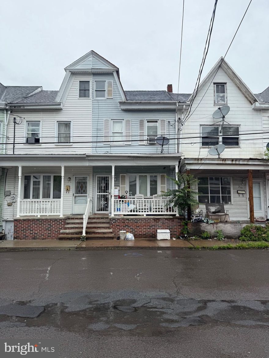 Welcome to 218 B St located in the small borough of Girardville. With three bedrooms one full bath on a 0.05 acre lot option are endless and plentiful! This property is currently occupied but will be delivered vacant if new owner wishes they can make occupants tenants! Schedule your showing and envision your goals with this property! More photos coming soon/Motivated Owner!