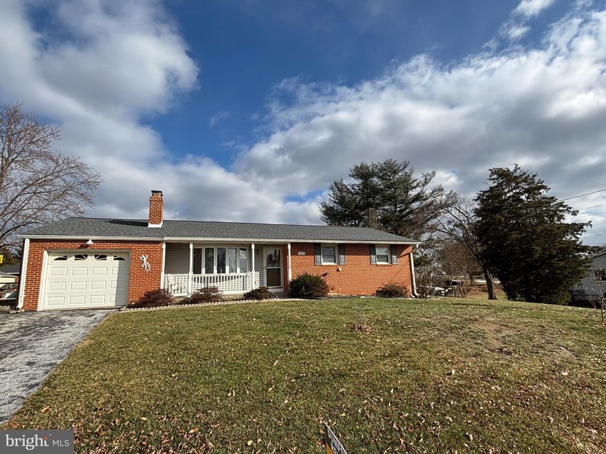 Well-maintained brick rancher in Carroll County.  The 3 bedroom, 2 bath home sits on a quiet cul-de-sac near shopping, schools, and major roadways.  Recently updated roof 2024,  water heater 2020, wood floors throughout the home, new shower insert, shed, deck, patio, and built-in safe.  Kitchen features separate stove, cooktop, and wall oven.