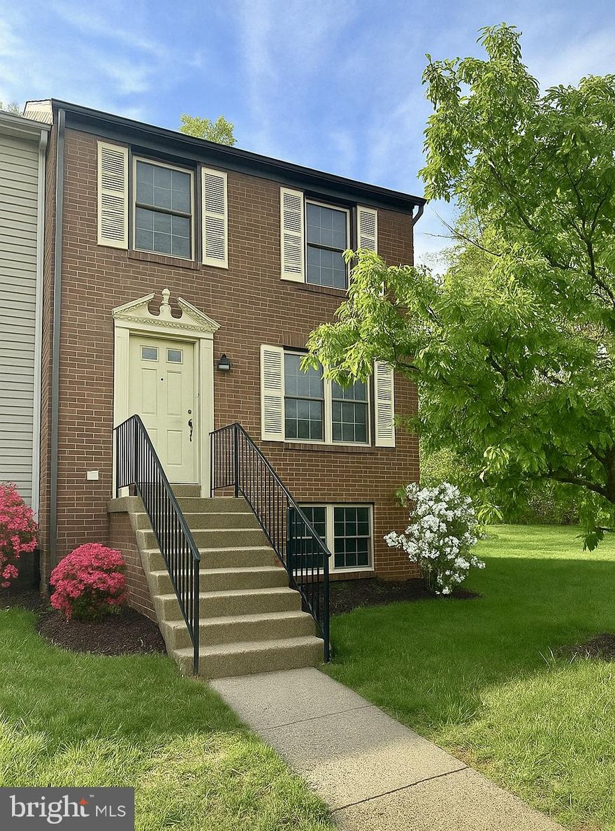 Fresh bright and spacious end-unit 3-level townhome available for immediate occupancy. Home features 3 bedrooms, 3 bathrooms and a finished walk up basement. Fresh paint throughout the home and recessed lighting. Spacious fenced in backyard perfect for entertaining (additional photos coming soon). Basement features laundry room, half bath, and spacious rec area w/wood burning fireplace. Two reserved parking spaces. Conveniently located only minutes from 66 makes commuting to DC, Arlington and Tysons a breeze.