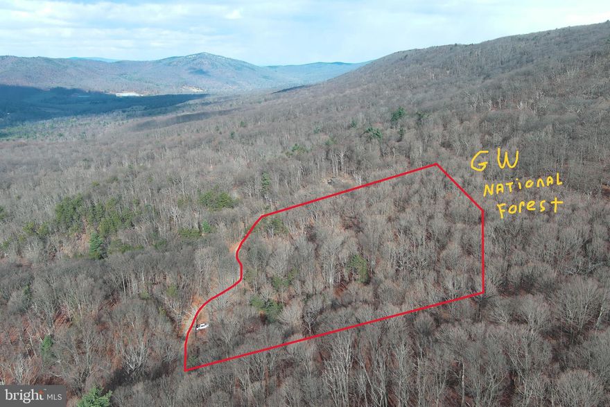 1.8 MILLION ACRES OUT YOUR BACK DOOR......GORGEOUS 9 ACRE TRACT ADJACENT TO THE GEORGE WASHINGTON NATIONAL FOREST.....COVERED IN MATURE HARDWOODS, MULTIPLE BUILD SITES WITH BIG VIEWS, DRIVEWAY INSTALLED TO SMALL SHED......UNDERGROUND ELECTRIC, PHONE & HIGH SPEED FIBER INTERNET......GOOD CELL SERVICE TOO! APPROVED PERK TEST......BRING YOUR BUILDING PLANS, PULL IN YOUR CAMPER OR PITCH A TENT......UNLIMITED HUNTING & HIKING AT YOUR FINGERTIPS...... 15 MINUTES FROM TROUT POND & ROCK CLIFF LAKE REC AREA, 15 MINUTES FROM LOST RIVER STATE PARK, 45 MINUTES FROM HARRISONBURG, VA AND ONLY 2.5 HOURS FROM DOWNTOWN DC! ELEVATED AT 2300 FT FOR COOL BREEZES AND CLEAN MOUNTAIN AIR......YOUR RECREATIONAL OASIS AWAITS IN ALMOST HEAVEN WV! NO HOA & FEW RESTRICTIONS, ANNUAL ROAD FEE APPROX $300 PER YEAR.
