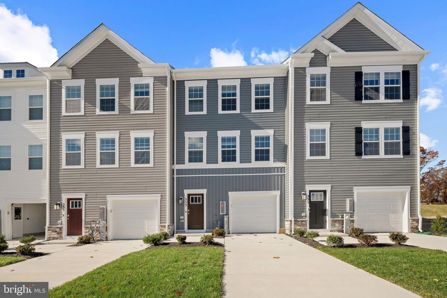 This breathtaking open concept layout features 3 stories, 3 bedrooms, 2.5 bathrooms, and a garage for 1 car. Spanning 1,969 sq. ft. of versatile living space, the Lafayette truly encompasses all your needs. Enter through your inviting foyer that leads to a spacious recreational space. You have the flexibility to transform your den into an office, media room, or playroom! Ascend to the main level where the living and dining spaces are accentuated by recessed lighting and a roomy eat-in island, perfect for entertaining friends and family. Just past the main level's powder room, an open staircase takes you to three bedrooms, all conveniently situated near the laundry closet and the second bathroom. Your primary bedroom sanctuary awaits, featuring a gorgeous walk-in shower, dual sinks, and a generous walk-in closet. Simplify your life with D.R. Horton's AMERICA'S SMART HOME(R) technology, which includes remote keyless entry, a SkyBell video doorbell, and much more!