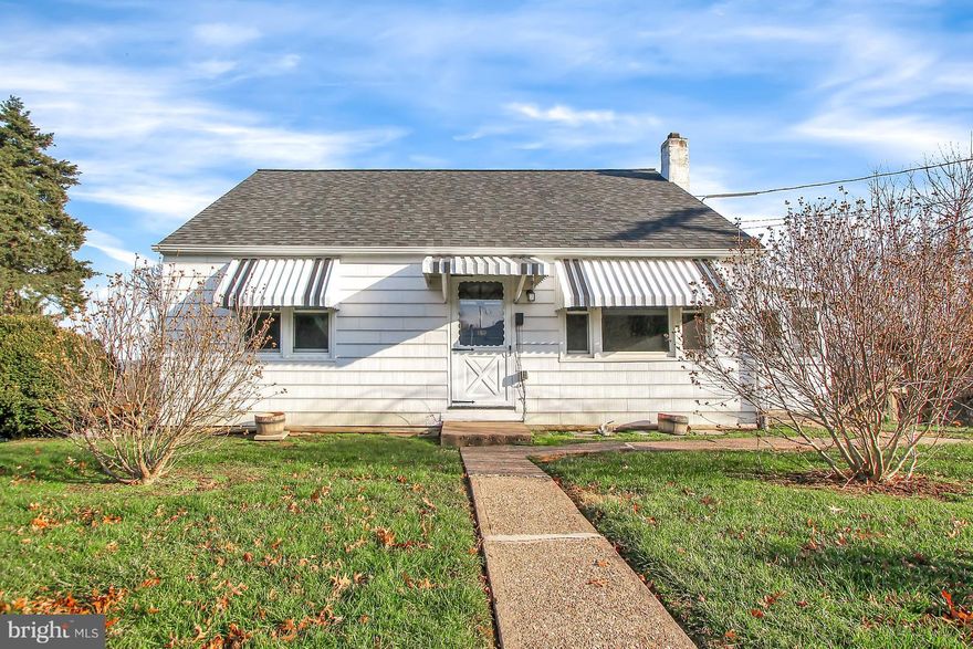 2 BR home in excellent condition - offers side enclosed porch with heat can be used for a breakfast area, beautiful kitchen with SS appliances, unfinished 2nd floor can be finished for 3rd bedroom.  Large unfinished basement with walk-out door - large private back yard.  Replacement windows.   Home has been painted since pictures were taken .  Seller believes that there is hardwood under carpets.  Seller will pay $5000 in closing cost with a full price offer