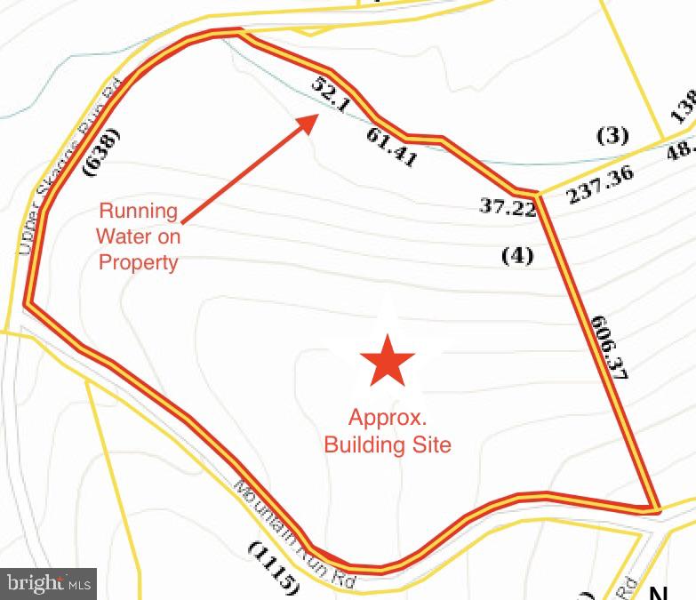 MOUNTAIN RUN SUBDIVISION - Land