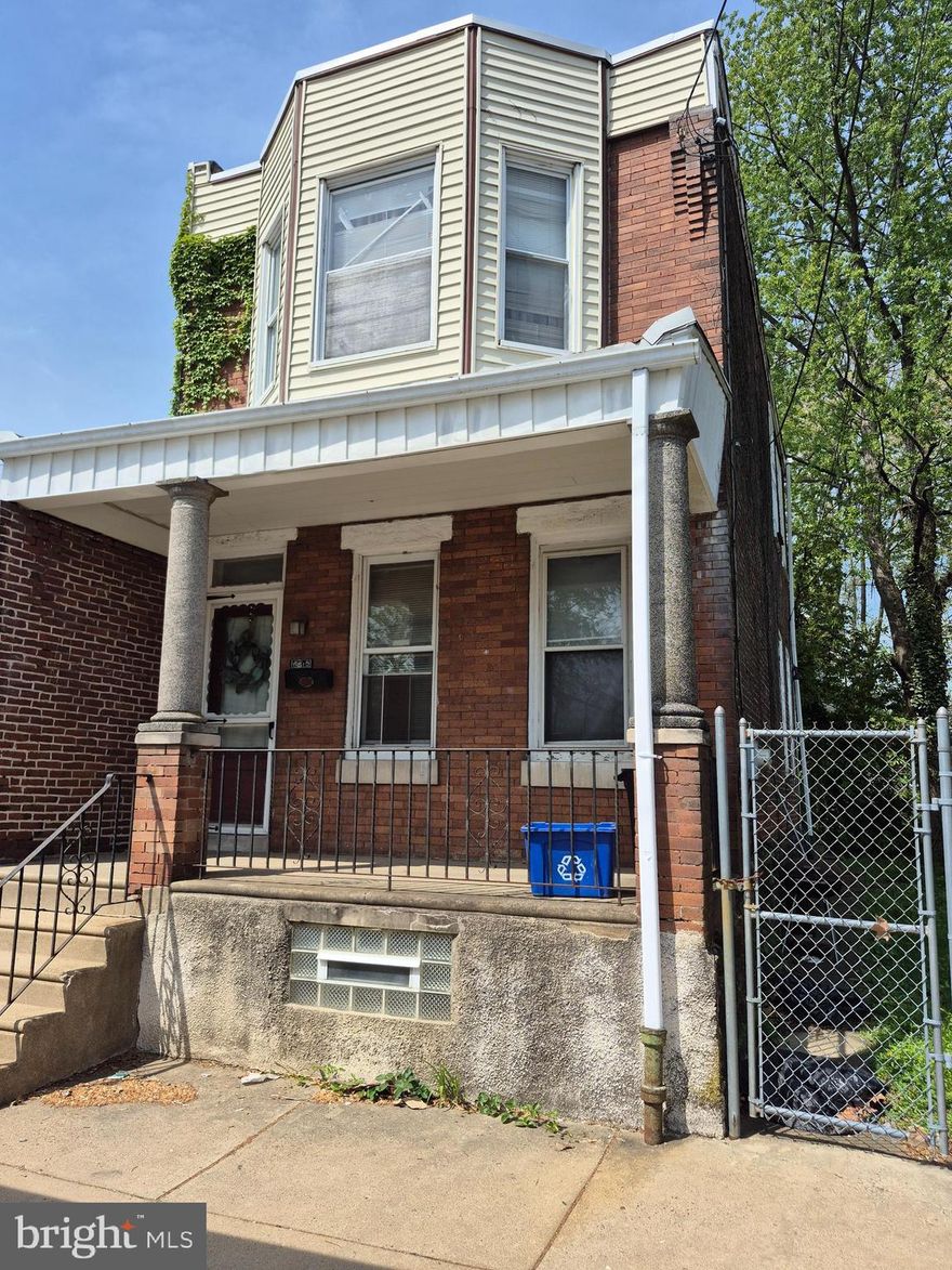 Located in a rapidly growing and evolving neighborhood, this well-maintained row home is an excellent opportunity for investors. Situated just steps away from major retailers like Walmart and Target, grocery stores, and with quick access to I-95, the Betsy Ross Bridge, and public transportation including nearby train stations, this property offers unbeatable convenience for tenants and owners alike.

Currently tenant-occupied, the property generates consistent rental income, making it a turnkey investment for those looking to start or expand their portfolio. The area is experiencing significant gentrification, with new developments and amenities enhancing the neighborhood’s long-term value.

The home can be sold with or without the tenant in place, offering flexibility depending on your investment strategy. Whether you're looking for steady cash flow or long-term appreciation, it's a great investment
