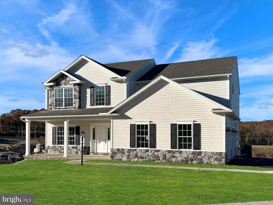 Builder -Exceptional Homes proudly presents the popular "Lafayette Model"   Features include an impressive 2-story foyer with open center staircase.  This home is under construction - to be completed before end of year.  Set on a .36 acre corner lot  with  walkout basement & side entry garage.  Buyers can still make selections!   *Ask about our builder incentives*   Beautiful oversized kitchen with an abundance of quality cabinets, granite countertops, large walk-in pantry, stainless steel appliances and oversized island.  Elegant formal dining room features crown molding & chair rail, 9 ft ceilings and an open floor plan for easy entertaining.  Expansive family room with a gas fireplace.  The Owner's suite features a spacious bedroom, ample size walk-in closet, luxurious owner's bath with 4X7 tile shower & flooring.  His & her comfort height vanities. Full walkout basement with 9 ft ceilings, rough plumbed for bath and siding to grade.   This fantastic new home community is  located just 4 minutes from I-83. Centrally located between Harrisburg & York.  Visit us and learn why BUILDING NEW IS FOR YOU.