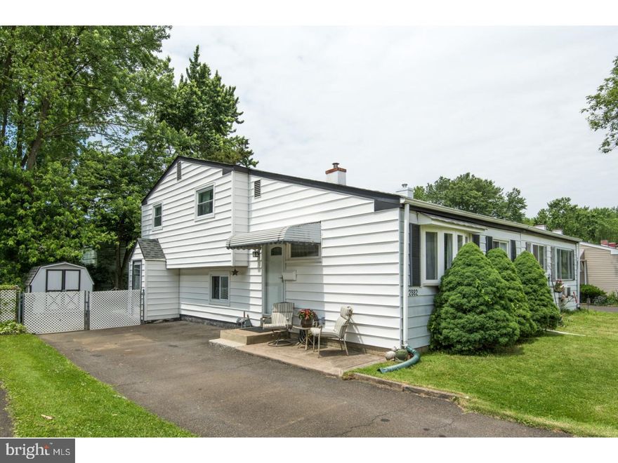 Welcome to this beautifully updated 3 bedroom 1.5 bath twin in the Roslyn neighborhood of Abington. Nicely set back from the street with a large front yard you will enter the home and be greeted by the large open concept kitchen and dining room space with vaulted ceiling that features a recently renovated kitchen with beautiful cabinetry, a large center island, stainless steel appliances, glass tile backsplash, granite counters and quiet-close drawers. Up the short flight of stairs you will find three good sized bedrooms that have all been freshly painted and feature brand new carpeting. The second floor is complete with the recently updated hall bathroom that has a new modern feel. The lower level features a spacious living/family room and is wired for surround sound, cable, and internet hook-up without the need to have wires everywhere. You also have a nice convenient powder room along with the laundry room and utility room and storage on this level. Outside you can enjoy the warm weather months in the large backyard that has a nice-sized patio, and a driveway with off street parking for up to three cars. Additional features include beautiful hardwood floors, newer windows throughout the home, a five year old electrical panel and mostly new wiring, a five year old hot water heater and a nine year old roof. The majority of the home was recently upgraded in 2013. This home is wonderfully located within a short distance to all that Abington, Willow Grove, Glenside and Jenkintown have to offer. Just a short drive to all of the restaurants and shops along Old York Road and the Willow Grove Mall. Easy access to Rt. 611, the PA Turnpike, Rt. 263, SEPTA regional rail and bus. This home is completely move-in ready. Unpack your bags and enjoy!