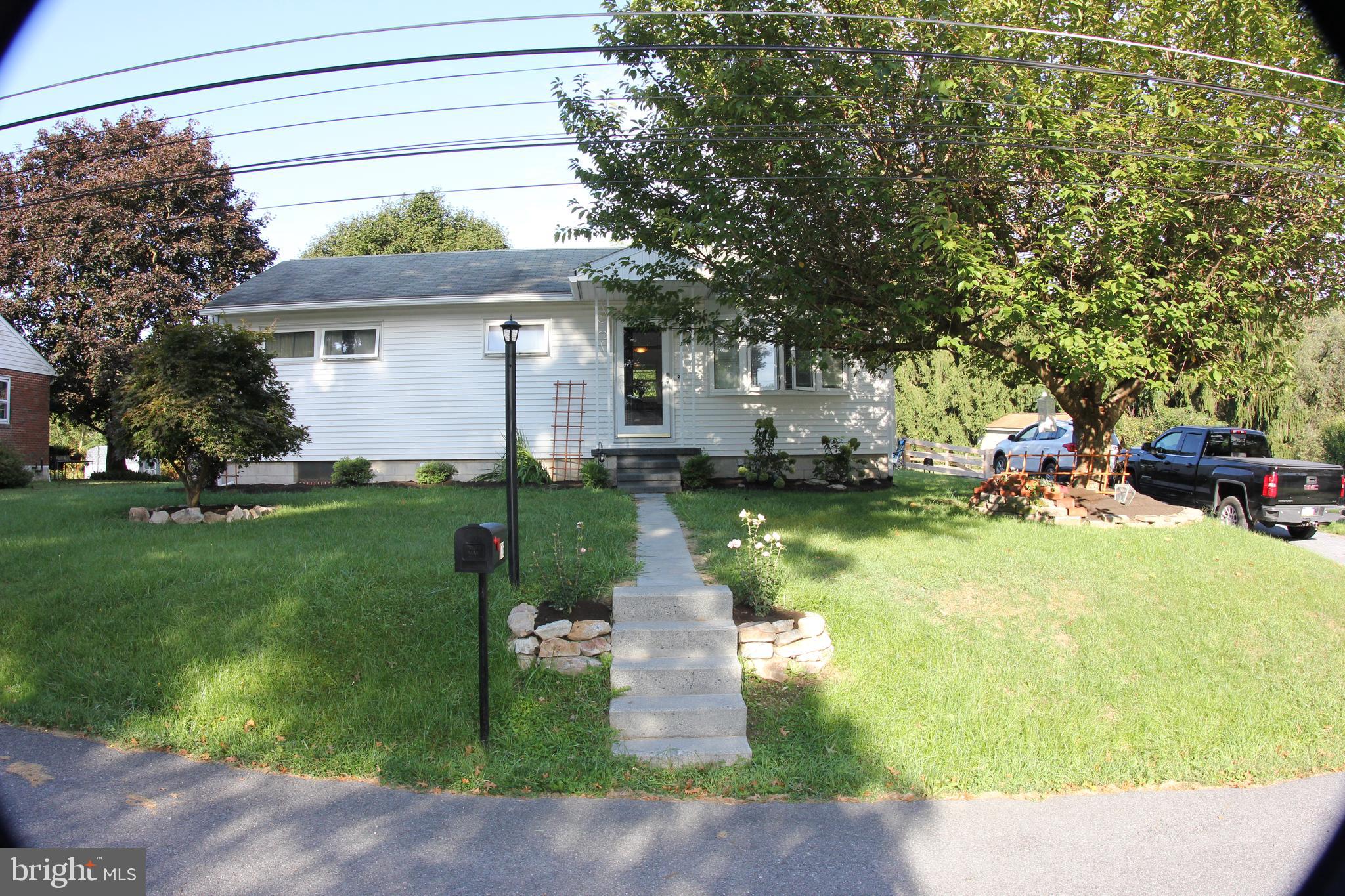 Why pay rent when you can have this updated, cozy Ranch home in West Hanover Twp! Newly Refinished Original Wood Floors through out. Nicely sized Country Kitchen w/Garden Window for your plants & fresh herbs for cooking. Comfortable, nicely sized eating area for meal time. Master Bedroom w/half Bath. Plenty of storage in the attic. Full, partially finished basement is professionally water proofed. Could be finished for extra living space or keep it unfinished for additional storage space. Your choice...Relax on either the front porch or the beautiful rear covered porch. Newly Fenced in Level backyard with shed (which has electric). Parking pad on the side of the home for 2 cars. Great for First time home buyers or those who are down sizing. A must see!