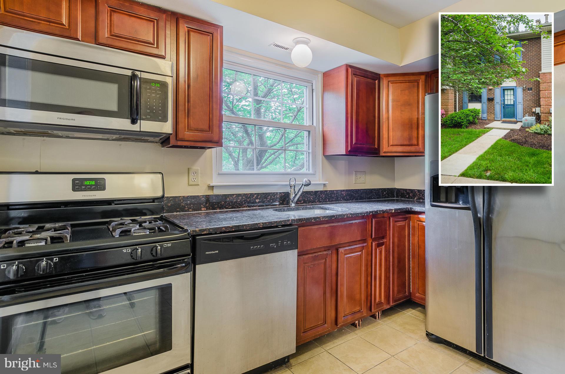 MOVE-IN READY TOWNHOME WITH 1,480 SQ. FT. OF LIVING SPACE & CHEF'S KITCHEN! Open floor plan featuring a spacious living room/dining room combo, updated kitchen w/ granite counters, ss appliances, & laundry area, main level half bath, Master suite w/ full bath, 2 additional bedrooms w/ hall bath, & rear yard w/ storage shed. Convenient to 695 & all Towson attractions!