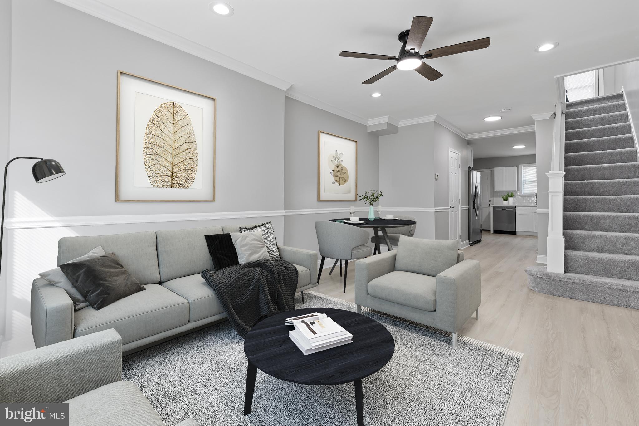 Beautifully renovated 3-bedroom, 2.5-bath townhouse just moments from Johns Hopkins Hospital and downtown Baltimore! Experience an open-concept living and dining area. Step inside to discover a beautifully updated home featuring 3 spacious bedrooms and 2.5 bathrooms, including a newly added half bath for added convenience. The brand new kitchen is a chef's dream, equipped with modern appliances and stylish finishes, making it perfect for entertaining or family meals. The inviting finished basement boasts additional access from the back of the house, enhancing its appeal and functionality. This versatile space can be transformed into a cozy retreat, home office, or even a guest suite, making it perfect for any lifestyle. With new vinyl flooring throughout, the home feels fresh and contemporary. Step outside to your deck, an ideal spot for summer barbecues, morning coffee, or simply enjoying the outdoors. This outdoor space enhances your living experience, making it perfect for gatherings or quiet evenings. Located in a vibrant neighborhood, 505 N Rose St is close to local amenities, parks, and schools, ensuring everything you need is just a stone's throw away. Don't miss your chance, tour this home today!
Looking for bigger townhouse? Check out 725 N Streeper St. just minutes away!