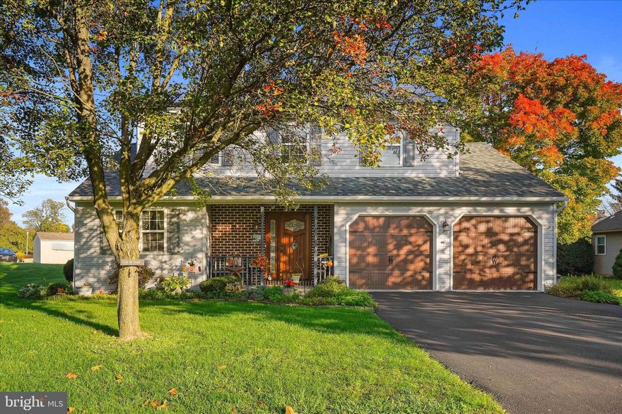 This home is in great condition.  It's layout gives potential for many possibilities. 2 story foyer entry with chair lift to second floor.  The MBr is furnished with a walk-in closet and bath. 2 additional BR's with ceiling fans.  Kitchen is  open to family room for great entertaining and has access to 2 tier deck in the back, overlooking a large level lot. Also comes with a formal dining room. Main floor laundry and a bonus/sitting room. Fully finished lower level with gas fireplace. The house has central air and economical gas heat.  Right across from a park.  Don't miss this opportunity!