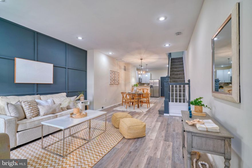 Welcome to 1618 E 30th Street! When you enter the house you are greeted a striking feature wall. This lovely rowhome has an amazing OPEN FLOOR PLAN, STAINLESS STEEL APPLIANCES, GRANITE COUNTERTOPS, MARBLE LIKE BACKSPLASH, BARSTOOL EATING AREA, and a generous PANTRY closet on the first floor. Upstairs, find two bedrooms, one with an EN SUITE, and the added convenience of UPSTAIRS LAUNDRY. The basement offers a spacious rec room, an EXTRA BEDROOM, and a full bathroom. Don't miss this home- schedule a showing today!!