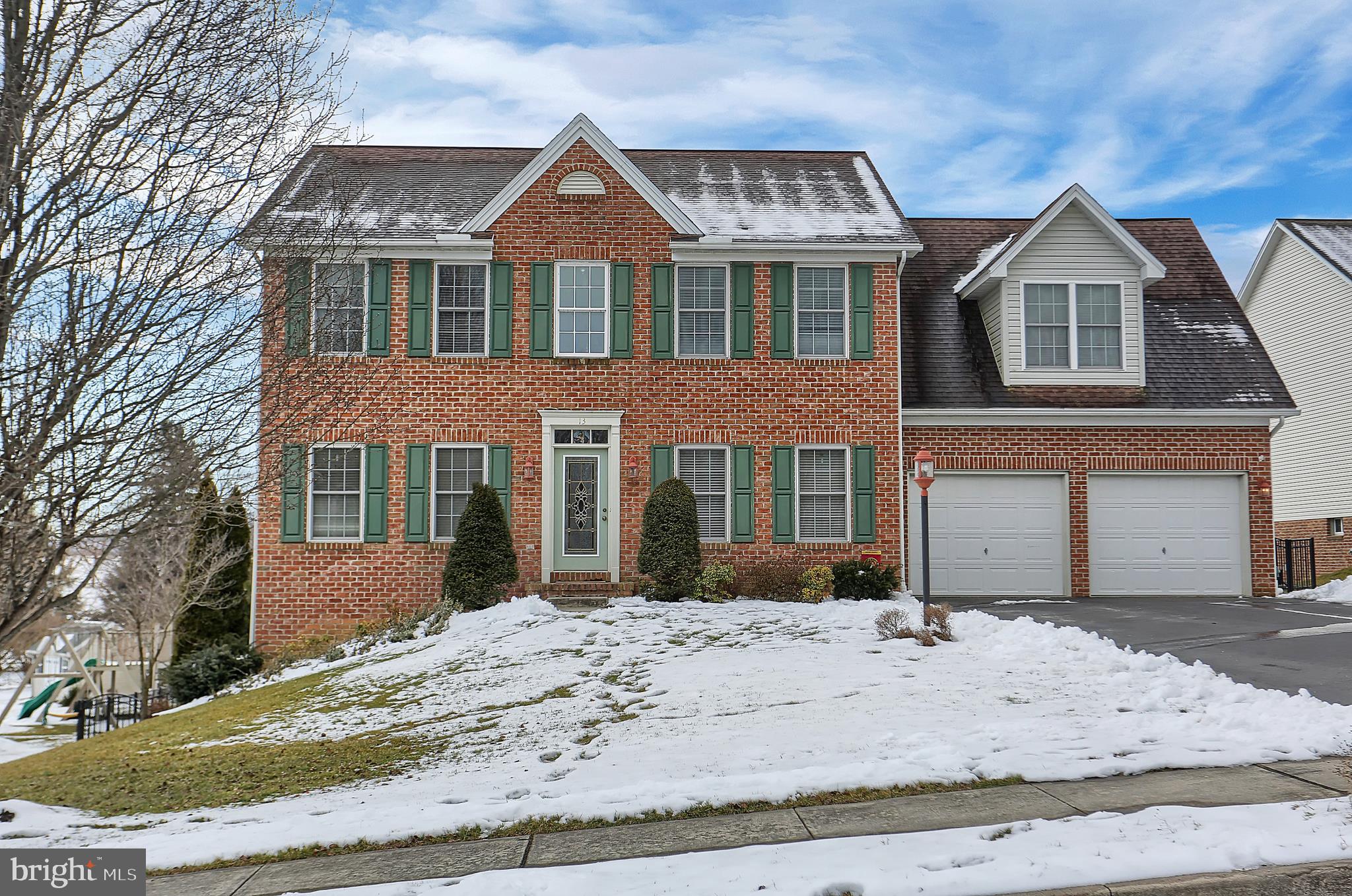 Better than new construction!  This home has it all!  Located on a quiet cul-de sac just around the corner from The Childrens Lake, this South Middleton home features an incredible open floor plan with a gourmet kitchen, featuring 42" wall cabinets, crown molding, s/s appliances, tile backsplash, and island.  The kitchen is open to the family room to allow for entertaining and enjoying time with family.  Full finished walk out basement, complete with bar area and separate office.  Huge master bedroom suite, complete with his and her walk in closets, full bath with jacuzzi tub and double bowl vanity.  Guest bedrooms sizes are very sizable and include ceiling fans.  2nd floor laundry room is  very convenient.  This home features very economical forced air gas heat and central air and is built with a manabloc plumbing system.  Enjoy tranquil evenings overlooking picturesque mountainous views on your deck.  The homesite is very private and just under 1 acre.  The entire backyard was just recently fenced with  very tasteful black aluminum fencing and a small orchard was planted at the rear of the property.  Great location and beautiful move in ready home.