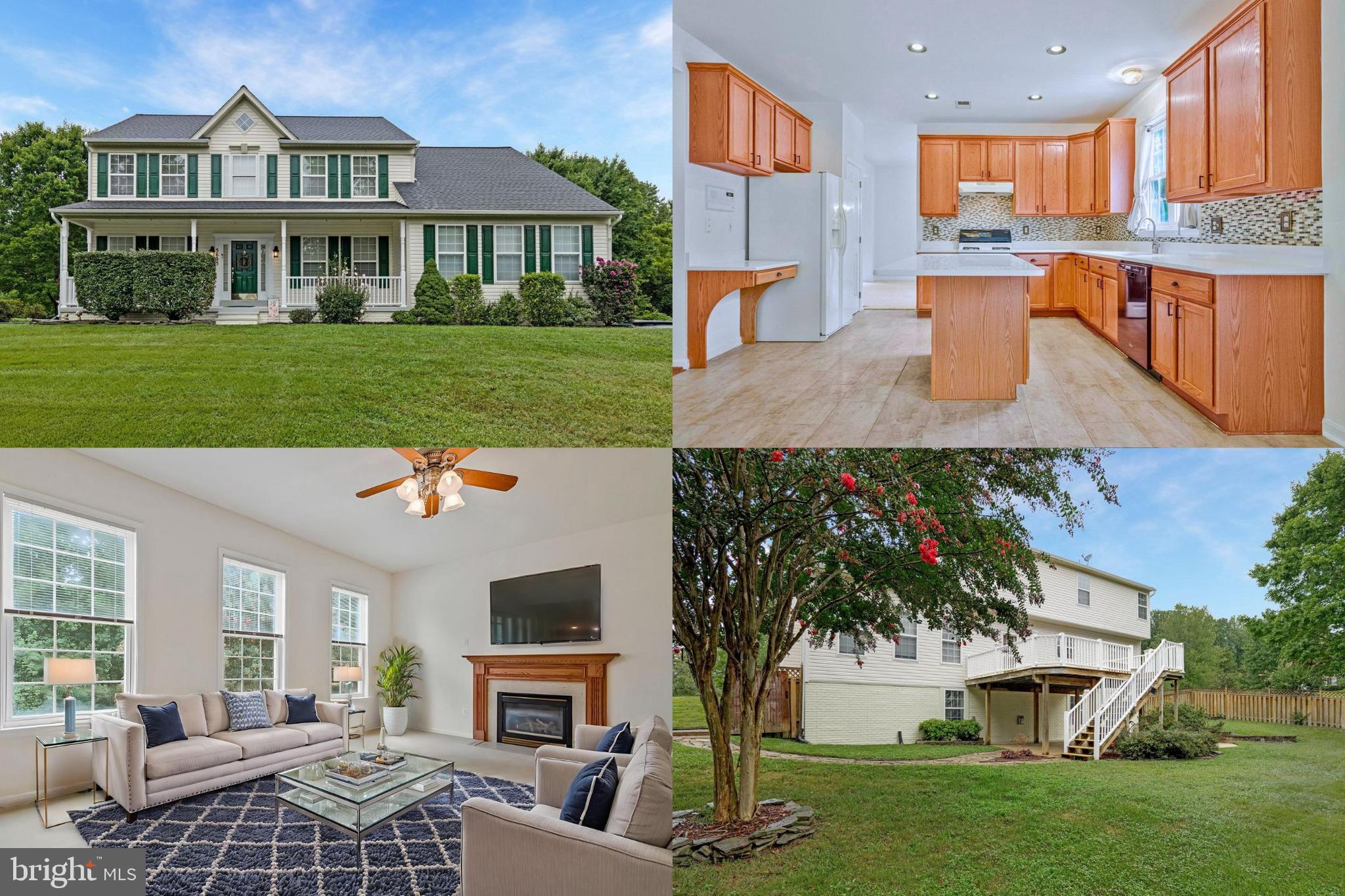 Welcome to 5695 Collington Ct, a beautifully maintained colonial situated on the largest lot in the neighborhood, offering privacy, space, and timeless curb appeal. This 5-bedroom, 3.5-bathroom home features a dramatic two-story entry, soaring 10-foot ceilings, and a functional layout perfect for everyday living and entertaining. The main level includes a private office, spacious living areas, and a kitchen that opens to a rear deck overlooking the fully fenced backyard with mature trees. Upstairs, generous bedrooms provide comfort for the whole family, while the fully finished lower level offers a complete suite with its own bedroom, full bath, kitchen, and walk-out access—ideal for guests, multigenerational living, or potential rental income. Recent updates include a brand-new AC unit (2024), sump pump (2024), water softener (2024), and fresh paint throughout. A newer roof (8 years old), whole-house water filtration system, and transfer switch for generator hookup add peace of mind. Nestled on a quiet cul-de-sac in a sought-after Huntingtown community, this home offers quick access to Route 4 for an easy commute to Washington, D.C., Joint Base Andrews, and Annapolis. Just minutes from award-winning Calvert County schools, local parks, marinas, and the sandy shores of Chesapeake Beach and North Beach, you’ll enjoy the best of coastal Maryland living with shops, waterfront dining, and boardwalk strolls just a short drive away.
