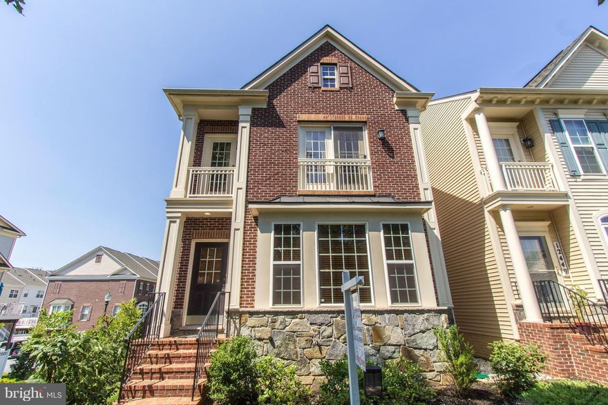 Well maintained and move in ready, semi- detached end unit Craftstar Home. Previous Middleburg model home with stone and brick front, fully finished 3 level 9ft ceiling Main level hardwood floors, box window, upgraded kitchen with SS app and granite counter-tops. New maintenance free deck and 2 car garage upper level laundry master bedroom with balcony facing to trees.Open house 8/15/18:10am to 12