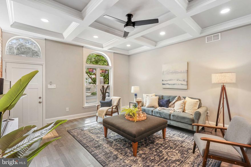 BRAND NEW 15 FT WIDE RENOVATION LOCATED IN FEDERAL HILL WITH OVERSIZED 2 CAR PARKING PAD. GLISTENING HARDWOODS CASCADE THROUGHOUT. ENJOY CUSTOM CABINETRY, UPGRADED TRIM AND PAINT PACKAGE, IMPORTED TILE, QUARTZ COUNTERTOPS, SS APPLIANCES IN DESIGNER CHEF'S KITCHEN. TONS OF NATURAL LIGHT. EXPOSED BRICK. COFFERED CEILINGS. FINISHED LOWER LEVEL. TONS OF STORAGE. WALK-IN SHOWERS. WALK-IN CLOSETS. SPACIOUS 5 BEDROOMS WITH 3.5 BATHROOMS. 3 ABOVE GRADE BEDROOMS. EXPANSIVE ROOF DECK WITH STUNNING VIEWS - GREAT FOR ENTERTAINING. OVERSIZED OFF STREET PARKING PAD FOR 2 VEHICLES. CLOSE PROXIMITY TO RETAIL SHOPPING, LOCAL DINING, AND ALL MAJOR HIGHWAYS. SCHEDULE A PRIVATE TOUR TODAY.