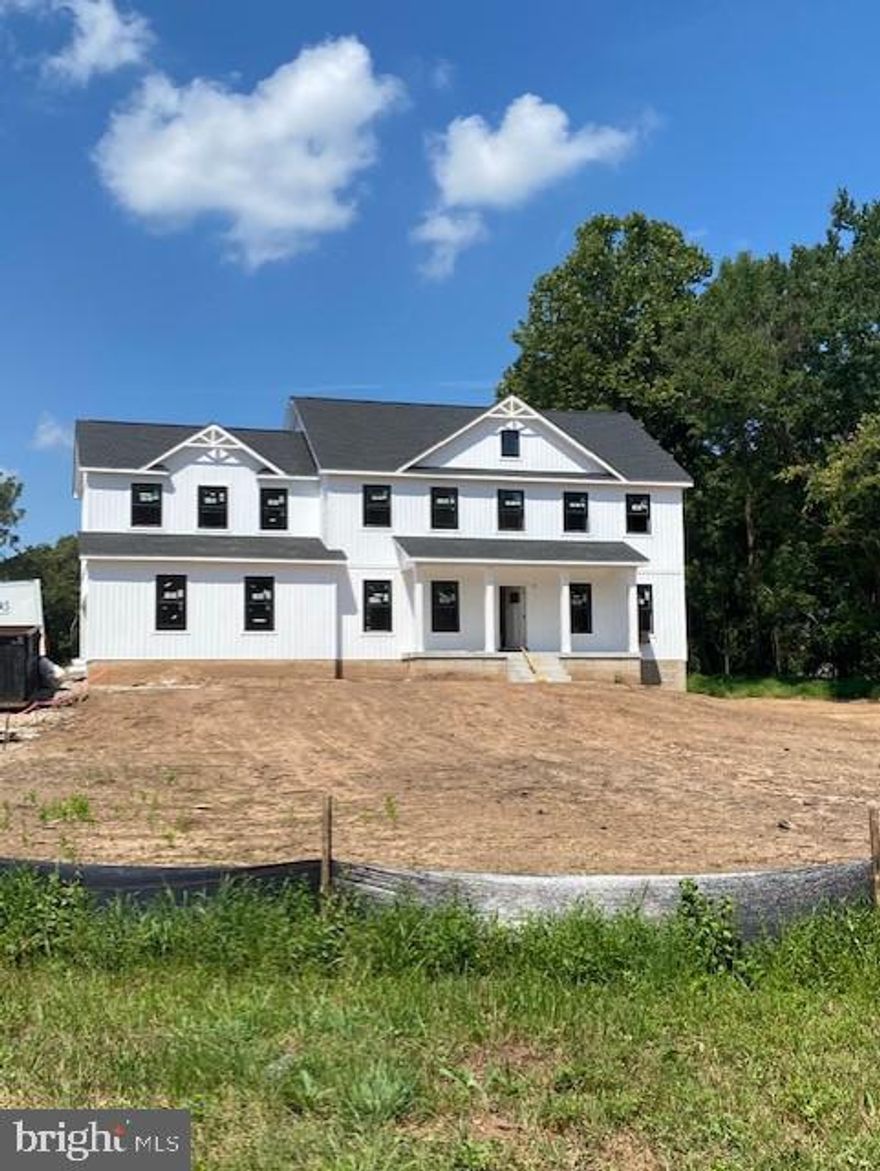 New home to be built on 4+ acres near Warrenton.  Main floor has gourmet kitchen with breakfast area, formal dining room, great room off kitchen with gas fireplace, office and entry foyer.   Mud room and 1/2 bath off 2 car garage. Upper level has primary bedroom and large bath with huge walk in closet. 3 other bedrooms and full bath.  Laundry room is on upper level.  Full unfinished basement with rough in bath for future expansion options.  Front porch.  Call today with questions.  floor plans are uploaded under documents.