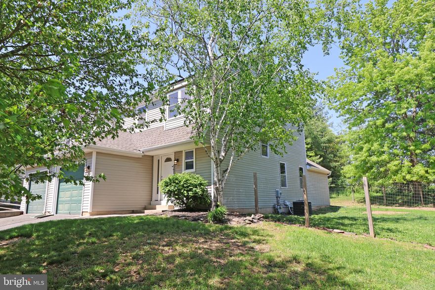 Charming 2-story twin with 3 bedrooms, 2.5 baths, and an attached garage. The main level opens to a roomy foyer and an open-concept living/dining area. A large, bright kitchen features white cabinetry, electric cooking, and abundant storage and prep space, with sliding doors off the dining room leading to the backyard. A cozy family room, powder room, and convenient laundry complete the first floor.

Upstairs, all bedrooms are thoughtfully arranged, including a spacious primary suite with a 5x9 closet and an ensuite bath with dual granite-topped sinks, a stall shower, and a soaking tub. Two additional bedrooms share a full hall bath with a tub/shower combo.

The unfinished basement provides excellent storage now and great potential for future finishing. Outside, a generously sized backyard is ready for your vision—perfect for play, gardening, or outdoor entertaining.