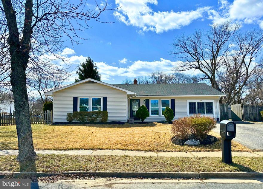 Beautifully updated one level home on a corner lot in the Provinces of Severn.  Offering new luxury vinyl flooring & fresh paint throughout the living room, dining room, kitchen and the family room with a door to the side yard. .  The all new stainless steel appliances, Quartz countertops, expansive center island and new cabinetry make this kitchen a chef's delight. There are 2 beautifully updated full baths with modern tile choices and 5 bedrooms!  Driveway parking. Backyard patio in fenced yard awaiting your spring/summer bar-b-q parties. No stairs!