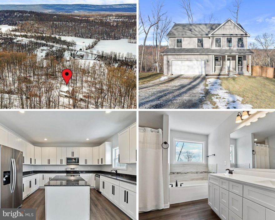 *Like new built in 2022
*5.01-acre lot
*Spacious kitchen
*Lots of cabinets
*LVP floors
*Walkout basement
*Large primary bedroom
*Study room or 4th bedroom
*Walk-out basement

This Colonial-style residence, built in 2022, offers a perfect blend of modern comfort and timeless charm. Nestled on a generous 5.01-acre lot, this property backs to serene trees, providing a peaceful and private retreat. Step inside to discover an inviting open floor plan that seamlessly connects the living spaces. The heart of the home is the spacious kitchen, featuring a large island and stainless steel appliances, perfect for culinary enthusiasts. The home boasts up to four bedrooms, a home office and two and a half bathrooms, ensuring ample space for relaxation and privacy. The interior is adorned with luxurious vinyl plank flooring and plush carpeting, enhancing the comfort throughout. With thoughtful features like ceiling fans and insulated windows, this home is designed for year-round enjoyment. The unfinished basement offers endless possibilities for customization, whether you envision a recreation room, additional bedrooms, or a home gym. Outside, the property features a gravel driveway leading to a spacious attached garage, accommodating up to six vehicles. The partly wooded lot invites you to explore nature right in your backyard, making it an ideal setting for outdoor activities or simply unwinding in tranquility. This exceptional property is not just a house; it's a place to create lasting memories. Don’t miss the opportunity to make it yours!