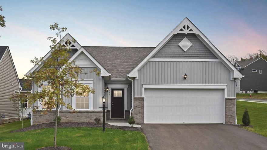 Welcome to Abrams Pointe, featuring new single-family homes in an established Winchester neighborhood, complete with wooded cul-de-sac homesites.

The DREXEL Floorplan is a spacious and versatile single-family home designed to suit a variety of lifestyles. With up to 3,213 finished square feet, the Drexel offers generous living space that can be customized to meet your needs. It features main-level living with three bedrooms, including a private master suite with a walk-in closet and en-suite bathroom, along with two full bathrooms and a 2-car garage. The flex room can serve as a home office, formal dining area, or den, offering adaptability for your changing needs.

At the heart of the Drexel is an open-concept family room that flows effortlessly into the kitchen and breakfast nook, creating an inviting space for both entertaining and everyday living. The kitchen can be upgraded to include a gourmet layout with double wall ovens, a walk-in pantry, and premium appliances, allowing you to personalize your culinary experience. Outdoor living is also a highlight, with an included covered deck, perfect for relaxing or hosting guests.