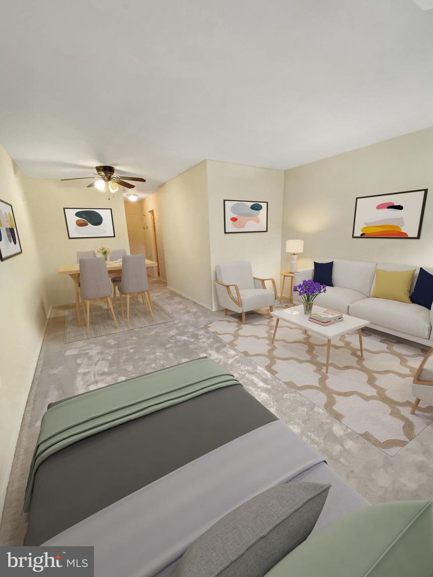 Location, location, location! Welcome to 801 North Pitt Street #220, perfectly sited in the heart of Old Town Alexandria! This studio condo has been freshly painted and has new carpet throughout. Walk one block to shopping, restaurants and beyond. Port Royal condominiums is only 2 city blocks from the waterfront. Stroll up the the rooftop deck for the BEST VIEW in Alexandria, taking in the Masonic Temple, the Washington Monument, National Harbor and so much more! The secure building has 24 hour monitoring and front desk service. All utilities are included. Unit 220 is ready for you to call it home!