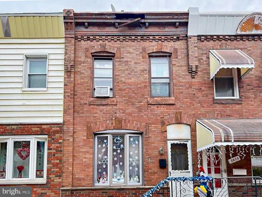 This charming all-brick townhome in Philadelphia is ready for your personal touch. Offering an open floor plan with approximately 940 square feet of living space, this unit features 3 bedrooms and 1.5 bath. Conveniently located near schools and shopping, it offers both comfort and accessibility—perfect for today’s busy lifestyle. With limitless opportunities to showcase your unique style, this townhome is filled with potential waiting to be unlocked. Don’t miss your chance to make it your own—act now and begin envisioning the possibilities in this lovely space! Being sold AS IS, WHERE IS, Buyer is responsible for all inspections. All information and property details set forth in this listing, including all utilities and all room dimensions, are approximate, are deemed reliable but not guaranteed, and should be independently verified if any person intends to engage in a transaction based upon it. Seller/current owner does not represent and/or guarantee that all property information and details have been provided in this MLS listing. DO NOT Approach the occupants, exterior drive-by showing ONLY!!