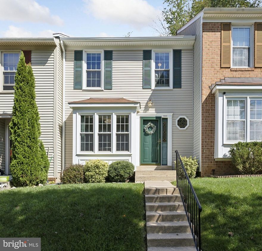 OPEN HOUSE CANCELED!! UNDER CONTRACT! Welcome Home to 7229 Kousa Lane in Rolling Forest! OPEN HOUSE SATURDAY OCT. 5th & SUNDAY OCT. 6th from 1-3PM. Immaculate 3-level townhome sold by the original owners! Updates include - 2023: GE Profile kitchen appliances - stove (with air fryer), refrigerator, microwave, & garage disposal. 2022: Both full bathrooms remodeled. 2020: New storm door. 2016 - Duct cleaning. 2014 - New roof, washer, dryer, humidifier, & water heater. 2011 - New deck, carpet, kitchen flooring. 2010: New HVAC.  2007: Energy efficient windows & siding. Exterior storage shed & bench convey, additional attic & under stair storage. 2 assigned parking spaces + street parking!