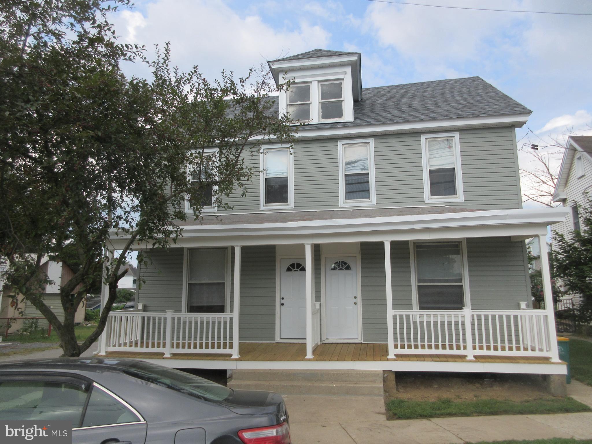 Freshly updated half duplex in the Boro of Chambersburg. Property contains a new roof, vinyl siding, and front porch. The interior has been updated with painting and new flooring throughout. The bathroom has been renovated. Attic and basement for storage. This duplex has been subdivided, purchase one or purchase both; live in one, rent the other.