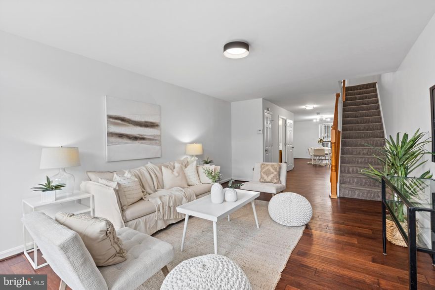 Maryland's local brokerage proudly presents 238 N Milton Ave. This spacious rowhome boasts hardwoods throughout first floor with separate living, dining, and kitchen spaces, complete with a half bath! Freshly painted and modern ceiling lighting throughout. This home has been meticulously maintained. Upstairs are 2 spacious bedrooms and full bath. Basement has waterproofing system in place.  Space to add third bedroom and bath and still have storage space. In the back is a Parking pad for off street parking!  Or use the space for an outdoor oasis. Tall fencing on 2 sides creates privacy.  Convenient to Hopkins and Patterson Park with easy access to highways. Come make this beauty a place to call home!