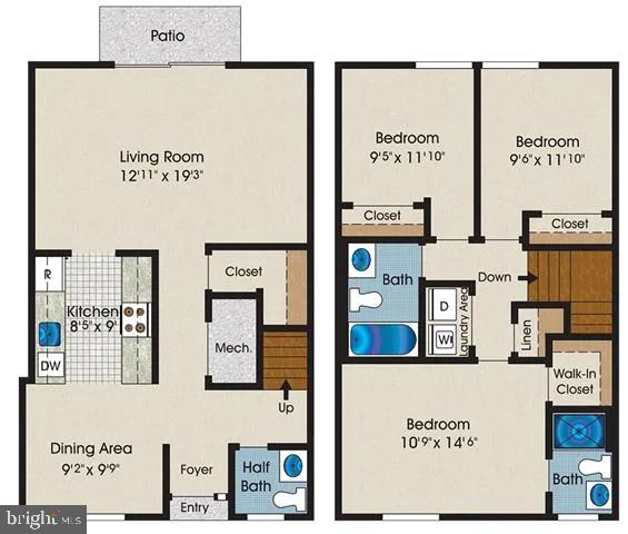 Love where you live! Discover the perfect blend of comfort and luxury in this stunning 2 story 3 bedroom, 2 & 1/2 bath townhome, located just minutes from the heart of Belair's vibrant Main Street.
Step outside and enjoy resort style living with access to a. beautiful swimming pool and wading pool, both featuring lifeguard supervision. Whether you're taking a dip to cool off or just lounging by the pool, relaxing is always within reach. Host your friends and family in the outdoor BBQ patio and courtyard area, designed for entertaining and making memories. The landscaped grounds feature lush greenery and peaceful walking paths, offering the perfect retreat from city life.
Inside, the unit offers the ultimate convenience with a full size washer and dryer in the unit. Pet friendly community welcomes your dog, so your furry companion can enjoy the same comforts you do! (2 animals allowed -cat/dog combo- per unit with no weight restriction). Take your dog to the conveniently located dog "bark" park.
Located just minutes away from restaurants , shopping and other conveniences , this unit provides the perfect balance of serenity and accessibility.
Pricing and availability are subject to change. *Photos may be of other units that are available.