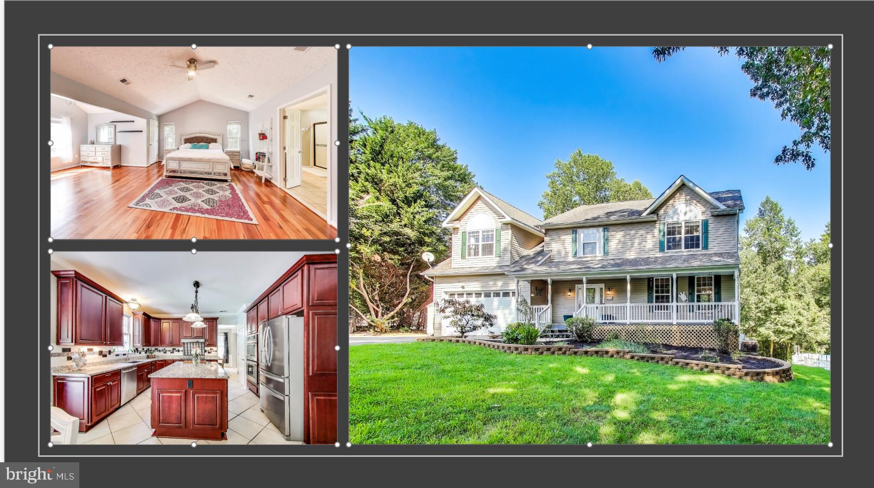 Incredible 3-Level Colonial on 1.21 Private Acres – Over 4,300 Finished Sq - the fully finished walkout lower level offers a fantastic opportunity for multi-generational living, an au pair suite, or extended guest space, it features stamped concrete floors, a full bathroom, two recreation rooms (pool/air hockey table included), and a full wet bar with granite countertops, tile backsplash, refrigerator, ice maker, dishwasher, and built-in microwave- upstairs, enjoy a thoughtfully designed main level with a spacious upgraded kitchen that includes granite countertops, a large island, 42” cabinets, stainless steel Jenn Air appliances, double ovens, built-in microwaves, a 5-burner smooth top cooktop, double deep sink, under-cabinet lighting, tile backsplash and floors, and a French door refrigerator with ice & water dispenser - adjacent breakfast area features a ceiling fan and French door to the rear deck - the step-down family room offers palladian windows, hardwood floors, and a cozy wood-burning fireplace -the formal dining room includes hardwood flooring, crown and chair molding, while the living room also boasts gleaming hardwoods - the upper level hosts the expansive primary suite with cathedral ceilings, hardwood floors, a sitting room, a large walk-in closet plus two additional closets - the luxurious primary bathroom includes a jetted soaking tub, separate shower, double marble sinks, a water closet, and tile flooring - all bedrooms feature ceiling fans, and the laundry room is conveniently located on the upper level - enjoy the outdoors with a two-tier rear deck, paver patios, a praver firepit, and an above-ground pool—all surrounded by mature trees on a private 1.21-acre lot - additional features include two storage sheds and two new zoned HVAC units - fantastic location just minutes to schools, shopping, and Route 4, and walking distance to the elementary school - Eligible for 100% USDA Financing