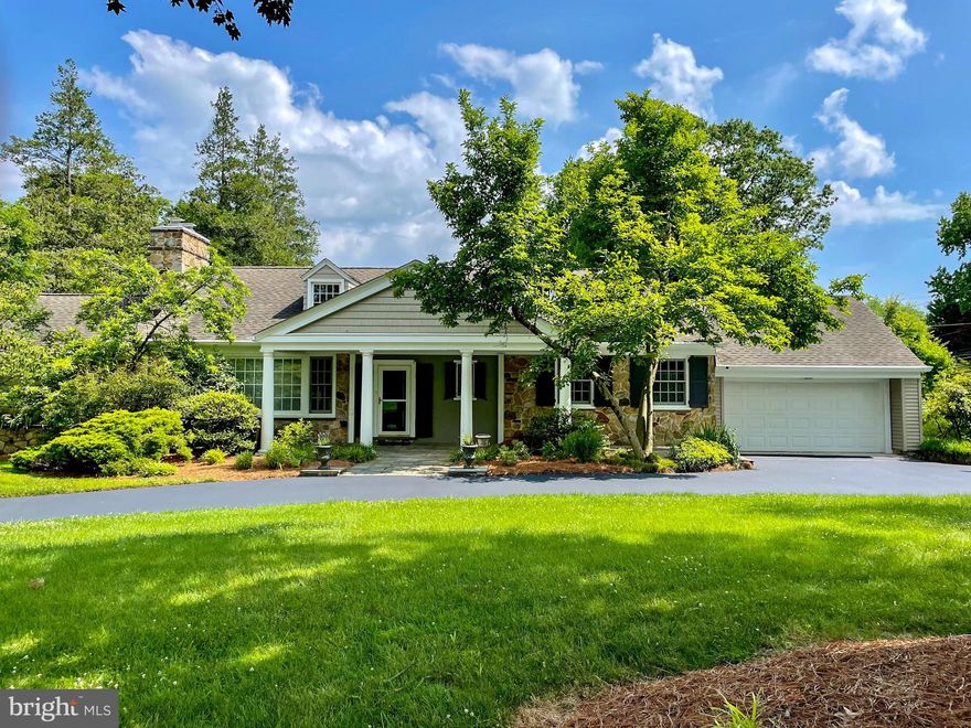 Elegance and convenience flow throughout this 4 bedroom, 3 full and 2 half bath Cape Cod on a quiet cul-de-sac in Penn Valley.  Sitting on a manicured 0.78 acre lot, this home is ready to entertain, from it’s covered front porch that invites you into the beautiful formal living room with wood burning fireplace to the grand formal dining room with wainscoting and crown molding designed with separate door from kitchen for serving dinner parties both large and intimate.   The spacious chef’s kitchen has it all, custom Cherry cabinetry, huge island, Sub zero refrigerator and freezer with drawers, 6 burner gas range, pot filler, warming draw, 2nd oven, and more counter and pantry space than you can imagine.  That’s not all, it is open to the breakfast area and sitting room with wood fireplace and floor to ceiling triple pane windows and French doors overlooking the pool area and large level backyard, so you can be a part of the action.  Den off the kitchen has beautiful hardwood floors, a wall of built-in bookshelves, storage and door if you are looking for a quiet space.  Convenient main floor laundry with utility sink and access to 2-car attached garage and pool storage room.  First floor main bedroom suite features 3 large closets, a dressing area and an ensuite with double vanity, jacuzzi tub and separate shower.  Separate spacious room with vaulted ceilings and exposed stone wall has full bath and separate entrance, currently used as an art studio and is perfect for a second main bedroom, in-law or au pair suite.  Second floor boasts two additional bedrooms, large cedar closet and hall bath with linen closet.  Pool parties are made easy with built in BBQ, patio space and separate entrance to house with access to half bath and lower level with storage.  The lower level has tons of storage, work bench area and playroom.  Located in the award winning Lower Merion School district, and close to major roadways allowing a short commute to Center City.  Walk to schools. This home was designed with comfort and ease in mind, come see all it has to offer today!