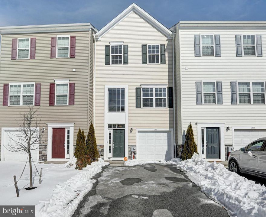 Welcome to 1102 Wickersham Way - where opportunity awaits and welcomes you home. This beautiful townhome located in the community of Hyatt's Crossing in Middletown comes with an ideal location, just minutes from major travel routes and the heart of town, yet still in a quiet and desirable community - giving the best mix of convenience and comfort. Built in 2020, this home offers modern convenience and has been lovingly maintained to offer an incredible alternative to new construction without the wait. Upon entry, hardwood flooring leads to a newly finished lower level, where a flexible space gives opportunity for living space, guests, an office, or playroom. Upstairs, the beautiful hardwood flooring continues on the open concept main level that includes a large family room for relaxing and entertaining, adjacent to a beautiful kitchen with large functional island, beautiful granite countertops, stainless steel appliances, pantry, eat-in breakfast nook, and a door that leads to the location of your future deck! The primary suite has an incredible walk-in closet and its own full bathroom, while two additional bedrooms share a full hall bath. Say goodbye to hauling laundry up and down the stairs - the laundry is located on the bedroom level for added convenience! Don't miss this opportunity - this incredible home at a price that can't be beat won't last long!