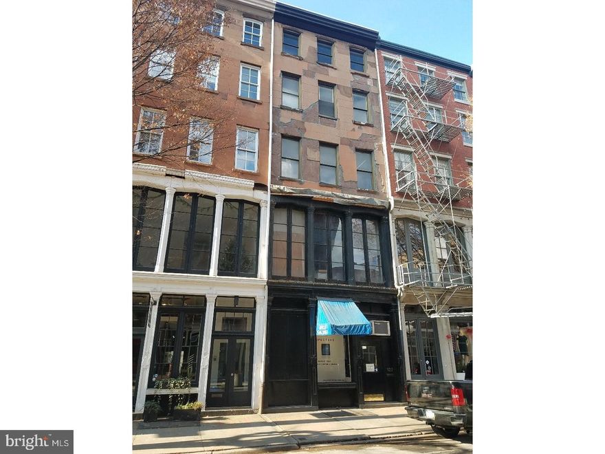 Five-floor Brownstone building zoned Commercial and Residential located in the heart of the Old City on a prime street traffic area. Open Space of over 8000 sq. ft. to be converted into 4-8 luxury lofts or into a boutique hotel. The ground level (2000 sq. ft.) has been used as an Art gallery for the last 30 years with the upper floors (over 1500 sq.ft. each) used as storage. There is a freight elevator in place and the potential to reconfigure the back of the building into parking. All floors have the original wooden flat boards,12 ft. high ceilings and large windows and the property is registered with the Philadelphia Historical Commission.Old City is arguably one of the most popular and sought after residential neighborhoods in Center City and is well known to be the most historical square mile in the US. Put on your architect hat and bring your creative ideas to this MUST SEE property!