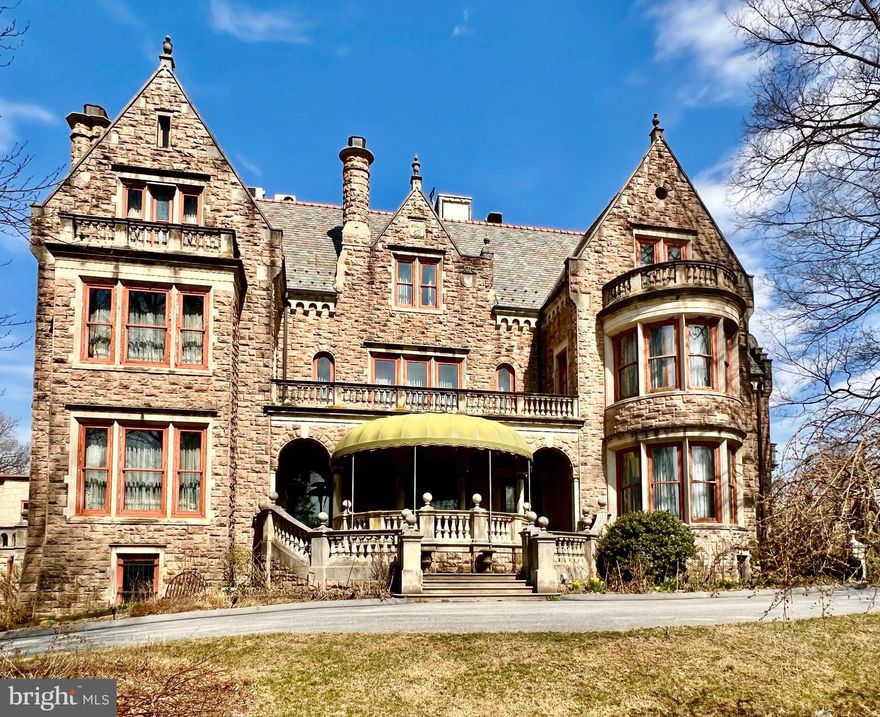 Welcome to "Stirling" an extraordinary and welcoming, one of a kind estate with incredible architectural details and history to match.  Originally built in 1892 and designed by Philadelphia architect Theophilus P. Chandler for industrialist James Hervey Sternbergh and his family. The property remained in the Sternbergh family for over 100 years eventually being sold and used as a Inn/Bed and Breakfast. The property has been updated with newer slate roof, upgraded electric, fire suppression system and central air, while still maintaining the original historic character and details as a grand residence. A list of the room sizes and description can be found in the attached addendum.  The property also features a carriage house, now converted to six guest suites. The main house and carriage house both sit on a 1.62 acre
landscaped parcel featuring mature specimen trees.  The property also includes the adjacent lot (1130 Centre Ave) consisting of 2.48 acres and features inground pool, koi pond and pool cabana along with expansive lawn with wooded backdrop in a park like setting.  The property is also in close proximity to Philadelphia and New York City by plane or car. Although the photos convey the quality to be found in the interior and grounds, this is definitely a "must experience in person" property.