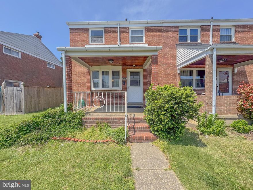 **MULTIPLE OFFERS - BEST AND FINAL WITH NO ESCALATION CLAUSES BY 9PM ON MAY 12** Discover the charm and potential of this 3-bedroom, 1-bathroom end-of-group brick townhome in the heart of Dundalk. Offering three fully finished levels, this home features a welcoming covered front porch and a spacious covered rear patio—perfect for relaxing or entertaining. With abundant natural light, a classic brick exterior, and ample interior space, this property is brimming with opportunity to make it your own. A rare find with great bones and endless possibilities! ESTATE SALE - PROPERTY WILL CONVEY AS-IS.