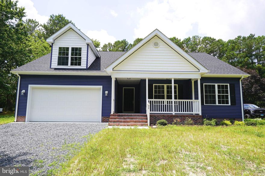 BRAND NEW Home! Move-in ready! Popular floorplan with many upgrades included in as standard: gorgeous and durable LVP flooring throughout the living and dining areas, and baths; granite kitchen counters; upgraded cabinetry in the kitchen and bathrooms! Bright and breezy, wide open floorplan. 4BR/2BA, 2236SF, and a fabulous sunroom. Three first-floor bedrooms including an owner's bedroom w/walk-in closet, full, en-suite bath - double-sink vanity. Upstairs, a large bonus room or 4th bedroom. 2-car attached garage. Great location - minutes from Downtown Salisbury, quick trip to the Rt 13 Bypass, 30 miles to Ocean City Beach and Boardwalk or Fenwick Island beaches.  NOTE: Plans, listings, photos, renderings, sizes, acreages - all for REFERENCE only, and may show upgrades & options not included in list price; subject to changes in the field. Owner is a licensed realtor; agent has financial interest. Pricing & availability subject to change. Seller does not split transfer and recordation taxes/fees.