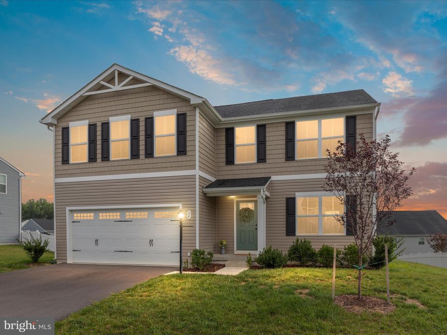 PRICE ADJUSTMENT!! 
Can't wait for a new home to be built?  Discover the perfect blend of modern luxury and established comfort in this nearly new home, just two years young, located in the highly sought-after South Brook community.  Why wait when you can have a complete home package right now?  Thoughtfully upgraded with added comfort and convenience offering a blind package, water softener filtration system, ceiling fans & finished basement.  Main level offers open floor plan w/ fully equipped kitchen w/ oversized island opens to the dining/family room.  Upper level offers four generously sized bedrooms and an additional loft/den area.  You will enjoy the entertainment that the finished basement offers from the cabinets/bar to recreation room to the private full bathroom offering custom tiled walk-in shower. Outside you will love the deck with added patio surround, ideal for hosting summer BBQ's or your relaxing evening.  All of this set in a prime location, you won't want to miss your chance to make this exceptional property your new home!