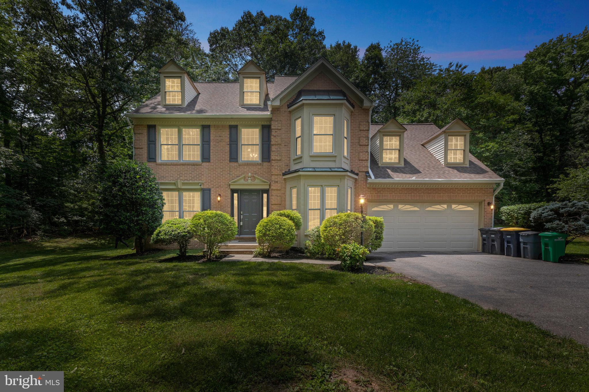 Welcome to 11000 Hillgate Lane. Located in the serene Wingate Community, in Glenn Dale, MD.
Wingate is characterized by its peaceful, tranquil environment. Offering a blend of manicured trails, sparkling ponds, urban community spirit and a distinct countryside feel. All within 15 miles of Washington D.C.
Access to various amenities, including shopping centers, parks, and recreational facilities. The residence spans 3,725 square feet of total interior livable area, including a brand new fully finished basement, new deck , windows and featuring a professionally designed home gym and is situated on a private 0.92-acre lot that backs to trees. This home boasts 4 bedrooms and a bonus private sleeping area in the basement with abundant closet space. The well appointed kitchen with granite counter tops, separate laundry and designated dining area provide ample space at dinner time. The formal dining area, living room, den, office, 4 upper bedrooms and 3.5 baths create the perfect environment for entertaining the entire family.
The winding private driveway and 2 car garage allow for ample parking and privacy. Come and see this beauty before it 's gone. We will host an Open House on Sunday, June 28th.