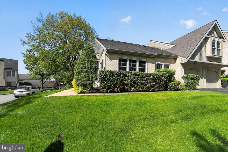 A rare opportunity to own one of the most desirable and limited layouts in the sought-after Chesterfield community in West Chester, PA. This end-unit home offers approximately 2,200 square feet of versatile living space, highlighted by its Unique Dual Primary Suite Design, featuring a full suite on the main level and a second expansive suite upstairs with a walk-in closet, private bath and living room. The main level is designed for both everyday comfort and easy entertaining, with a welcoming living room anchored by a fireplace, a formal dining room, and an eat-in kitchen with an adjoining sitting area. The standout feature is the main-level primary suite, complete with dual vanities, dual closets, and sliding doors that open to a large private patio, perfect for morning coffee or evening unwinding. A second bedroom, full bath, and laundry area complete the first floor, offering exceptional flexibility for in-law living, long-term guests, or a private home office setup. Upstairs, you’ll find a generously sized bonus family room along with the second primary suite, creating a true retreat with separation and privacy. The unfinished basement spans the full footprint of the home, providing ample storage or future finishing potential, and a one-car garage adds everyday convenience. With only a handful of these models in a 228-home community, this is a truly unique offering combining space, flexibility, and location. Just moments from the charm of downtown West Chester, with easy access to major routes to Philadelphia and the airport, and located in the West Chester Area School District, currently assigned to Bayard Rustin High School.