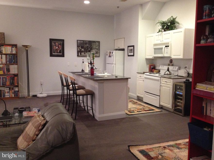 Large one bedroom, huge great room, large walk in closet.  Doorman building. Gym, laundry and Starbucks on site.  Close to all of center city and Thomas Jeff univ. Includes electric, heat, a/c and water