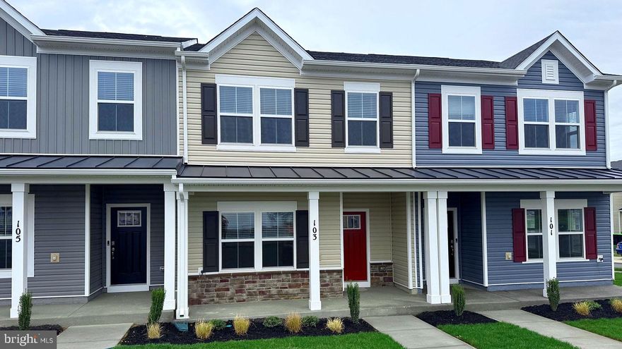 This rear-load, two-level townhome offers 1,509 square feet of well-designed living space, perfect for modern comfort and convenience. With three spacious bedrooms and 2.5 baths, it’s ideal for those seeking a low-maintenance lifestyle. The open layout includes a welcoming main level with plenty of room for entertaining, while the second floor hosts the bedrooms for added privacy. The home also features a one-car garage, providing secure parking and extra storage. Scheduled for July move-in, this townhome combines functionality with style, making it an attractive choice for those looking to settle into a new community early next year.
Up to $6,500 total closing cost is tied to the use of DHI Mortgage.
*Photos, 3D tours, and videos are representative of plan only and may vary as built.*